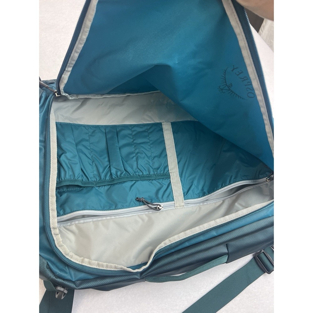 OSPREY Transporter Global Carry On Luggage Green Bag - Picture 4 of 16